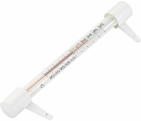 Термометр оконный, крепление на гвозди, диапазон от -50 до +50°C, ПТЗ, ТБ-202