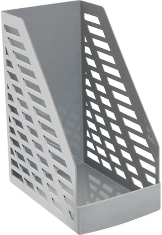 Лоток вертикальный для бумаг, увеличенная ширина (250х160х300 мм), "XXL", серый, ЛТ900