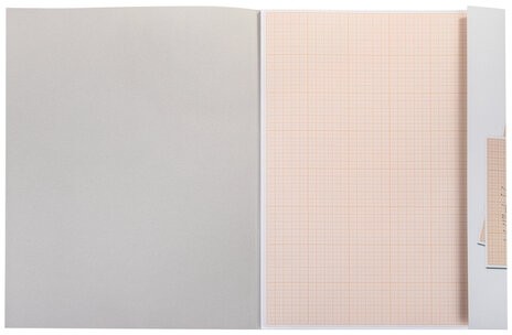 Бумага масштабно-координатная (миллиметровая), папка, БОЛЬШОЙ ФОРМАТ А3, оранжевая, 10 листов, 65 г/м2, STAFF, 113486