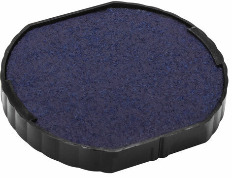 Подушка сменная STAFF, D=40 мм, для самонаборных печатей "Printer 8010", "8015", "8020", синяя, 237441