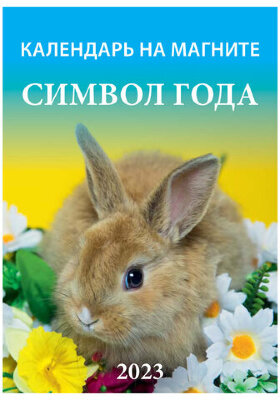 Календарь отрывной на магните 2023 г., &quot;Символ года 1 календарь на каждый день&quot;, 1123009