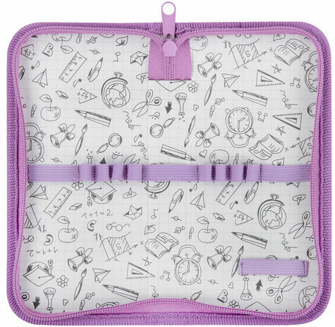 Пенал ПИФАГОР, 1 отделение, ламинированный картон, 19х9 см, "Animals", 271099