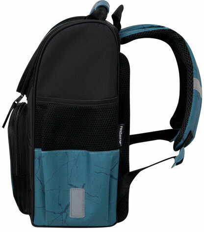 Ранец ПИФАГОР BASIC, 1 отделение, 3 кармана, эргономичная спинка, "Dino world", 35х28х18 см, 272046