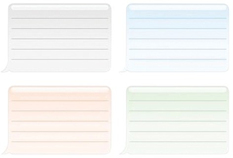 Наклейка для тетрадей, HATBER, европодвес, комплект 16 шт., "Универсальная", 165х200 мм, Накл 14728, O181836