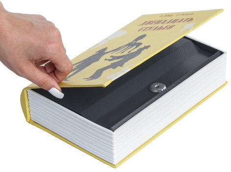 Сейф-книга "12 стульев", 60х170х240 мм, ключевой замок, BRAUBERG, 291058