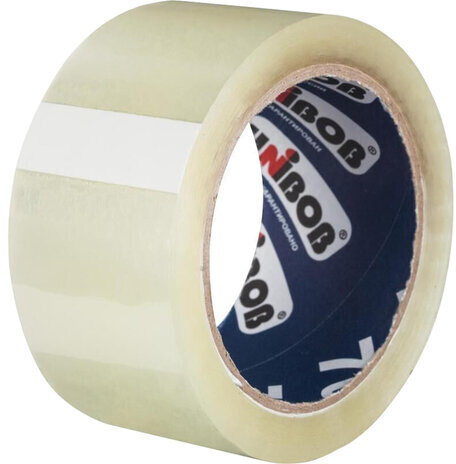 Клейкая лента упаковочная UNIBOB 700 суперклейкая 48 мм х 66 м, прозрачная, толщина 47 микрон, 29895