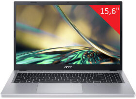 Ноутбук ACER Aspire 3 A315-24P-R2UH 15,6&quot;, Ryzen 3 7320U 8 Gb, SSD 256 Gb, NO DVD, WINDOWS 11, серебряный, NX.KDEER.008