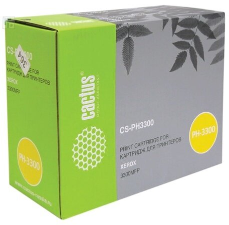 Картридж лазерный CACTUS (CS-PH3300) для XEROX Phaser3300MFP, ресурс 8000 стр.