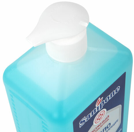 Мыло жидкое дезинфицирующее, 1 л, SANIPONE "Extra" (САНИПОН "Экстра"), дозатор, 1000-С-Б-П-Э