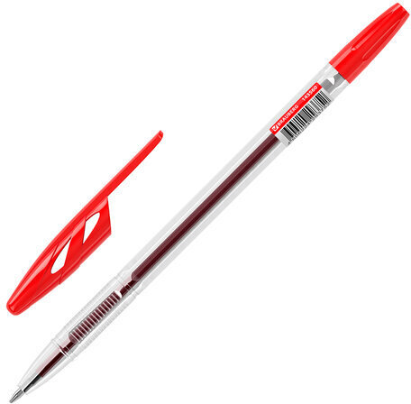 Ручка шариковая BRAUBERG "ULTRA", КРАСНАЯ, узел 1 мм, чернила ГЕРМАНИЯ, наконечник ШВЕЙЦАРИЯ, 143560