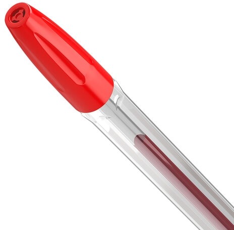 Ручка шариковая BRAUBERG "ULTRA", КРАСНАЯ, узел 1 мм, чернила ГЕРМАНИЯ, наконечник ШВЕЙЦАРИЯ, 143560