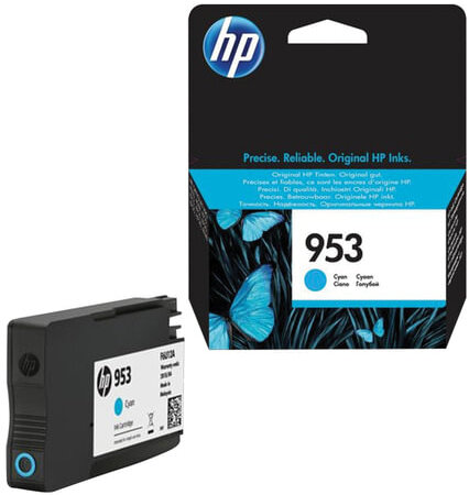 Картридж струйный HP (F6U12AE) Officejet Pro 8710/8210, №953, голубой, ресурс 700 стр., оригинальный