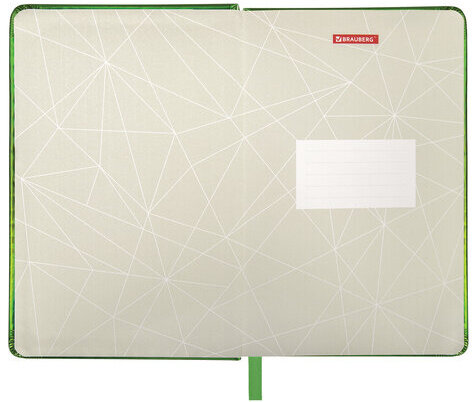 Ежедневник датированный 2024 А5 138x213 мм, BRAUBERG "Holiday", под кожу, "зеркальный", зеленый, 114845