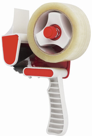 Диспенсер для клейкой упаковочной ленты шириной до 50 мм, пластик, STAFF "EVERYDAY", 440124