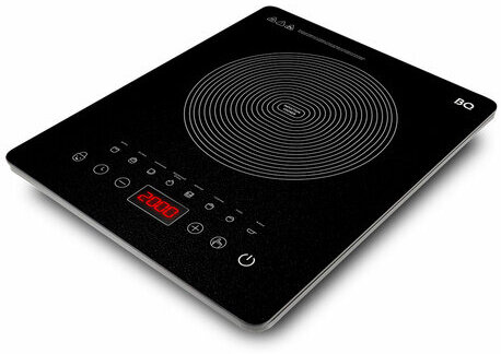 Настольная индукционная плита BQ (БИ-КЬЮ) HP106B, 2000 Вт, 8 программ, электронное управление, черная, 86202117