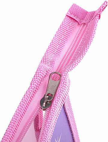 Папка для тетрадей ПИФАГОР А5, 1 отделение, пластик, на молнии, "Happy Unicorn", 271495