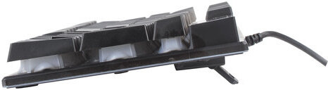 Клавиатура проводная SONNEN KB-7010, USB, 104 клавиши, LED-подсветка, черная, 512653