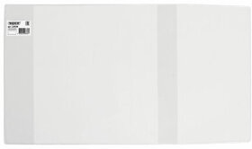 Обложка ПВХ 300х580 мм для учебников/тетрадей А4/контурных карт, ПИФАГОР, универсальная, 180 мкм, штрих-код, 229338