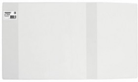 Обложка ПВХ 300х580 мм для учебников/тетрадей А4/контурных карт, ПИФАГОР, универсальная, 180 мкм, штрих-код, 229338