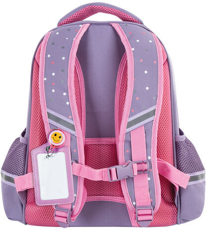 Ранец ЮНЛАНДИЯ LIGHT, 2 отделения, "Girl and balloons", 38х29х16 см, 229913