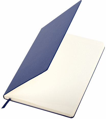 Блокнот БОЛЬШОЙ ФОРМАТ (180х250 мм) В5, BRAUBERG ULTRA, балакрон, 80 г/м2, 96 л., клетка, темно-синий, 113061