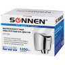 Сушилка для рук SONNEN HD-555, 1200 Вт, нержавеющая сталь, антивандальная, хром, 604747