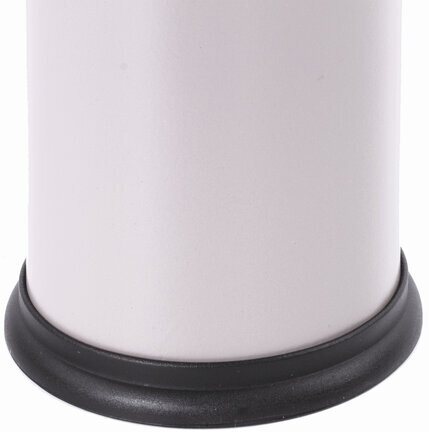 Ерш для унитаза LAIMA, с подставкой, металл, белый, глянцевый, 604962