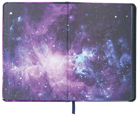 Ежедневник датированный 2023 А5 138x213 мм BRAUBERG "Vista", под кожу, "Universe", 114135