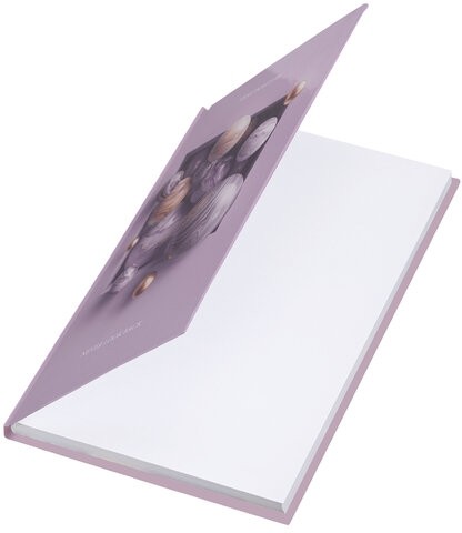 Блокнот А5 (134х206 мм), 80 л., твёрдый, клетка, STAFF, "Мрамор", 114415