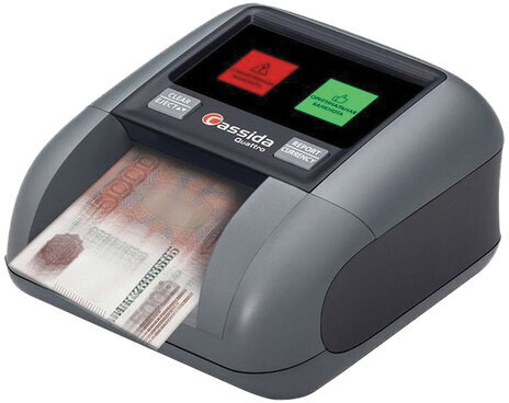Детектор банкнот CASSIDA Quattro Z, автоматический, RUB, ИК-, магнитная детекция, 00-00000009