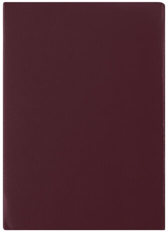 Папка адресная бумвинил с гербом России, формат А4, бордовая, индивидуальная упаковка, STAFF "Basic", 129576