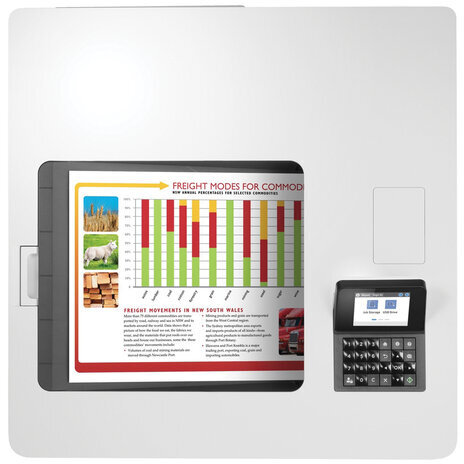 Принтер лазерный ЦВЕТНОЙ HP Color LJ Enterprise M554dn, А4, 33 стр./мин, 80000 стр./мес., ДУПЛЕКС, сетевая карта, 7ZU81A