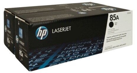 Картридж лазерный HP (CE285AF) LaserJet P1102/P1102W/M1212NF, №85А, комплект 2 шт., оригинальный, ресурс 2 х 1600 страниц