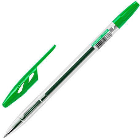 Ручка шариковая BRAUBERG "ULTRA", ЗЕЛЕНАЯ, узел 1 мм, чернила ГЕРМАНИЯ, наконечник ШВЕЙЦАРИЯ, 143561
