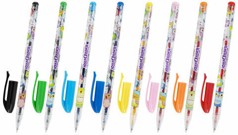 Ручки гелевые НАБОР 48 ЦВЕТОВ, ЮНЛАНДИЯ, корпус с печатью, узел 1 мм, линия письма 0,5 мм, 143820