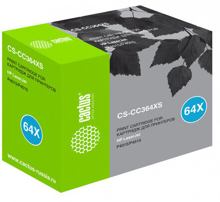Картридж лазерный CACTUS (CS-CC364XS) для HP LaserJet P4015/P4515, ресурс 24000 страниц