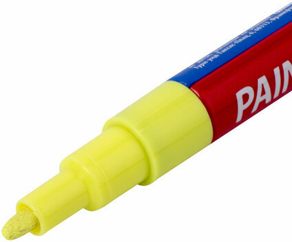 Маркер-краска лаковый EXTRA (paint marker) 2 мм, ЖЕЛТЫЙ, УСИЛЕННАЯ НИТРО-ОСНОВА, BRAUBERG, 151973