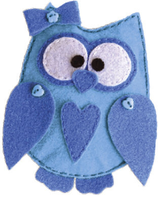 Цветной фетр для творчества, А4, ОСТРОВ СОКРОВИЩ, 5 листов, 5 цветов, толщина 2 мм, оттенки синего, 660641