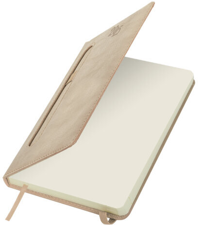 Ежедневник датированный 2025 А5 138x213 мм, BRAUBERG "Optimal", под кожу, резинка-фиксатор, держатель для ручки, бежевый, 115894