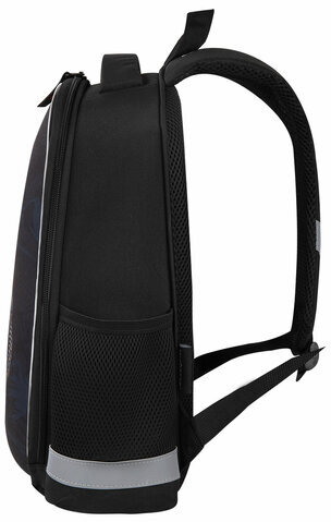 Ранец ПИФАГОР EVA BASIC, 1 отделение, эргономичная спинка, "Big wheels", 39х30х16 см, 271378