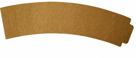 Манжета на стакан, СЛИВС reCup универсальный КРАФТ, КОМПЛЕКТ 100 шт., ПАПЕРСКОП, 600004