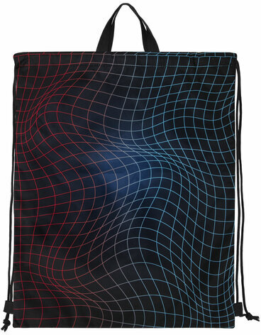 Мешок для обуви BRAUBERG большой удобный с ручкой, 51х41 см, "Neon web", 271596