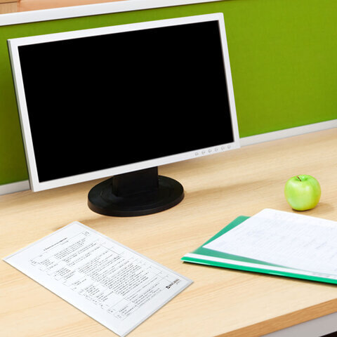 Папка-уголок жесткая А4, прозрачная, 0,15 мм, BRAUBERG EXTRA, 271701