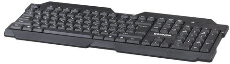 Клавиатура беспроводная SONNEN KB-5156, USB, 104 клавиши, 2,4 Ghz, черная, 512654