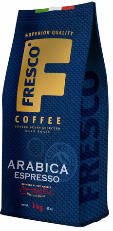 Кофе в зернах FRESCO "Arabica Espresso" 1 кг, арабика 100%
