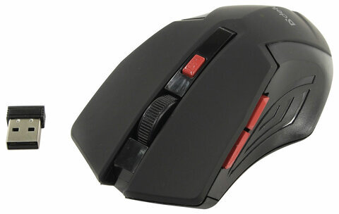 Мышь беспроводная DEFENDER Accura MM-275, USB, 5 кнопок + 1 колесо-кнопка, оптическая, красная, 52276