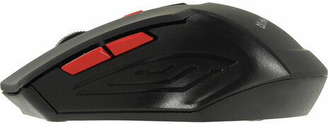 Мышь беспроводная DEFENDER Accura MM-275, USB, 5 кнопок + 1 колесо-кнопка, оптическая, красная, 52276