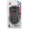 Мышь беспроводная DEFENDER Accura MM-275, USB, 5 кнопок + 1 колесо-кнопка, оптическая, красная, 52276