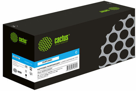 Картридж лазерный CACTUS (CS-MPC305EC) для Ricoh Aficio MPC305SP/C305SPF голубой, ресурс 4000 стр.