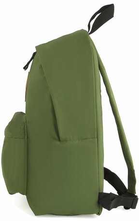 Рюкзак BRAUBERG, универсальный, сити-формат, один тон, зеленый, 20 литров, 41х32х14 см, 225382